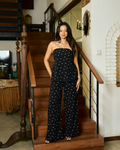 ⁠⁠SŪTRA AFTERGLOW TOP & PANT SET BLACK - SUT004